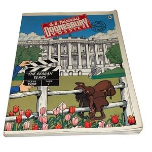 VINTAGE! Doonesbury Dossier- "The Reagan Years" Paperback Book- First Edition